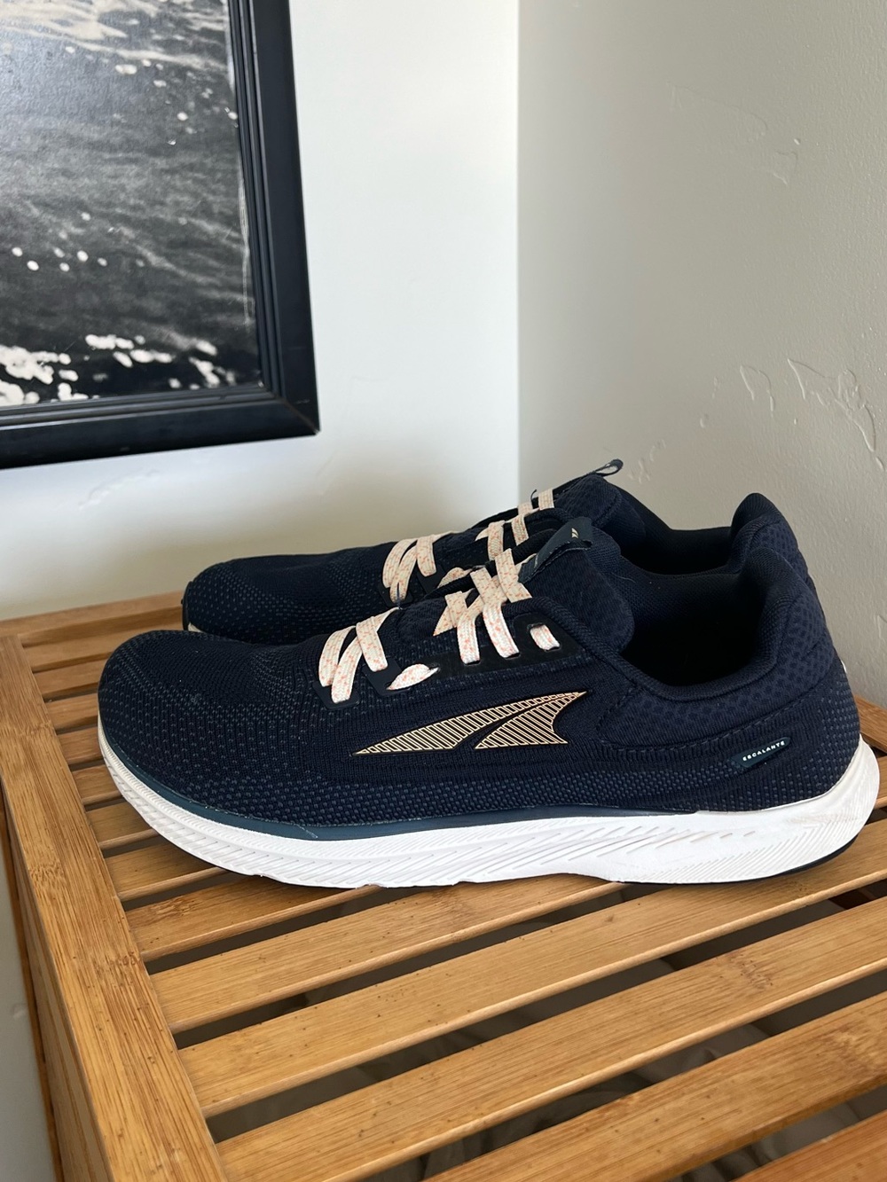 Altra Navy Athletic Shoes with Cream Accents
